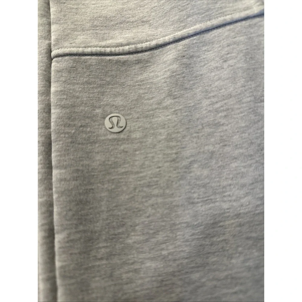 Lululemon City Sweat Pant Slim Stretch French Terry Slim Tapered Fit Size S Gray